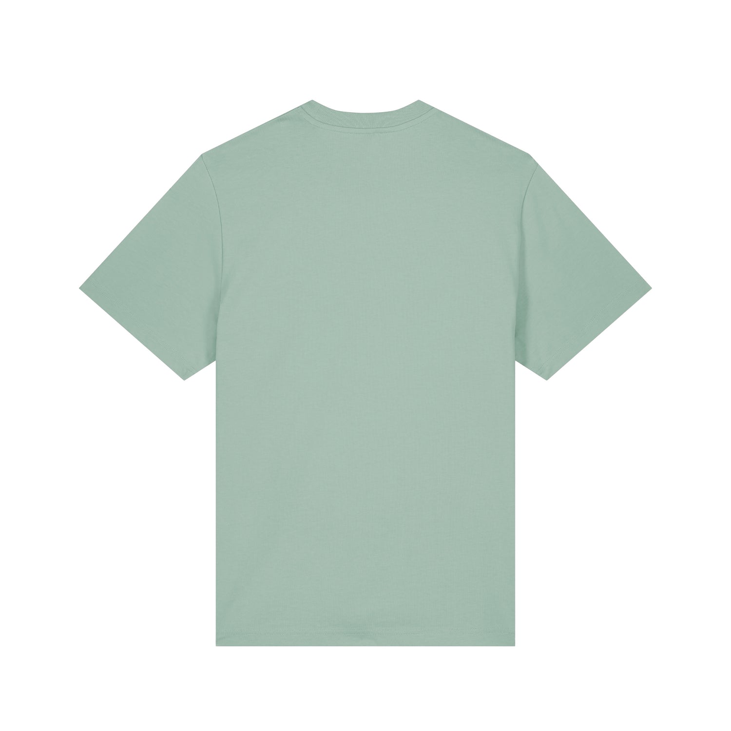 Back view timeless sustainable fashion – unisex organic cotton t-shirt by NEW WORLD GUARDIANS, 19 color variations