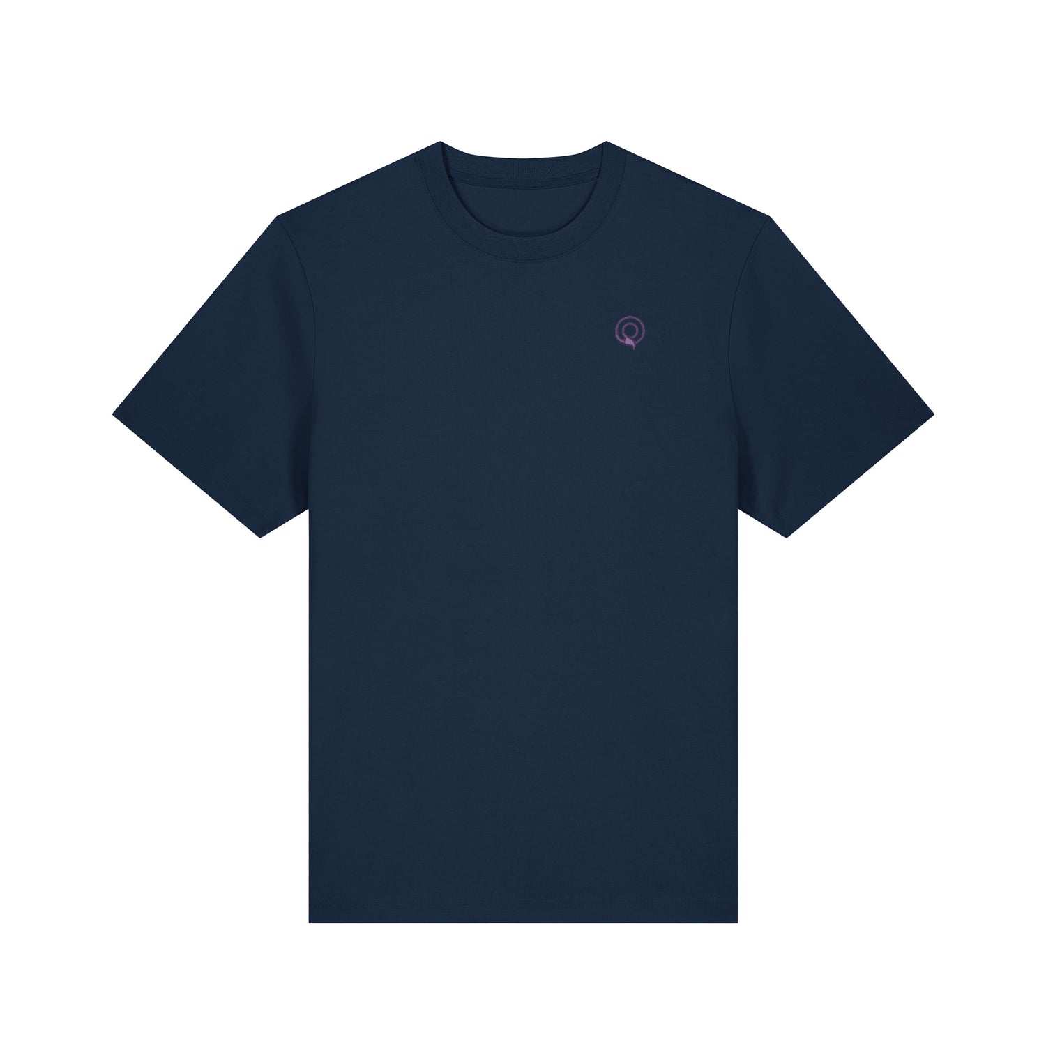 Blue eco-conscious everyday essential, unisex heavyweight organic cotton Guardian t-shirt, 19 colors