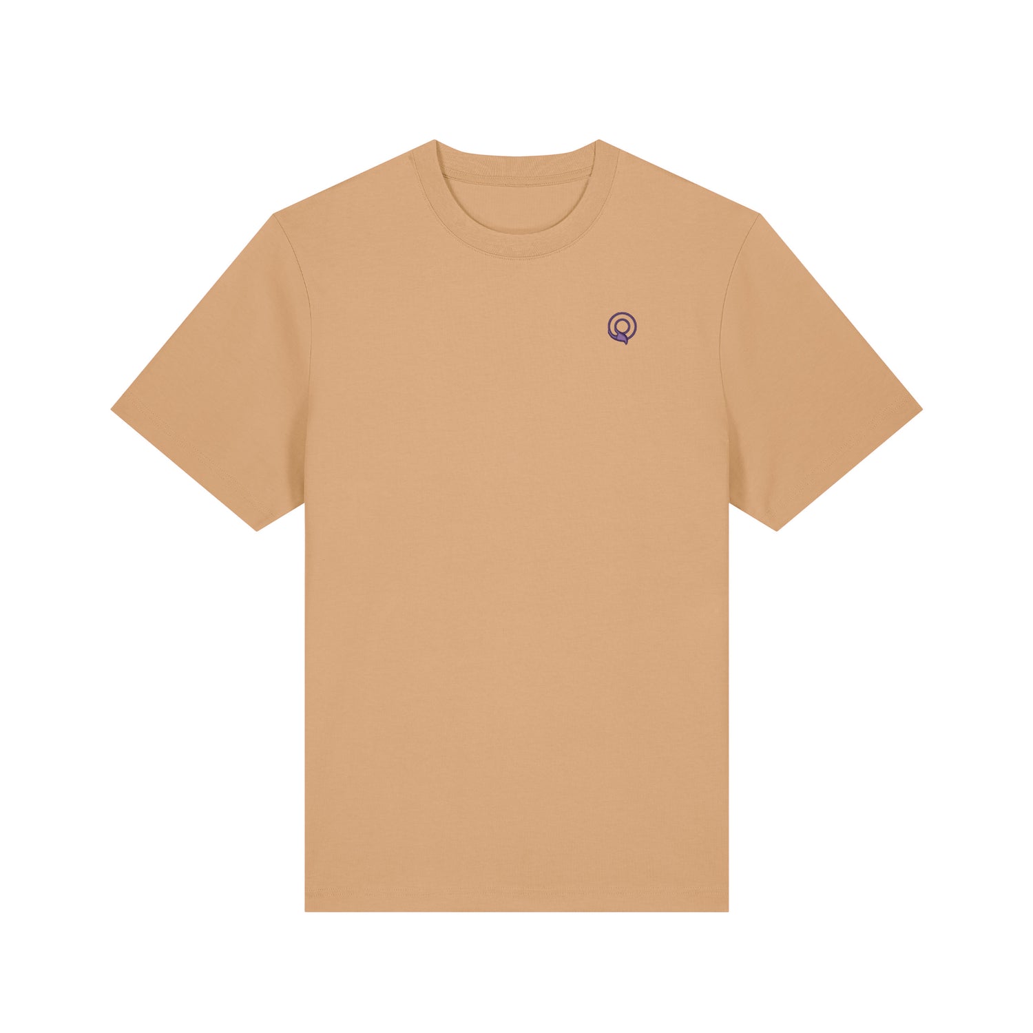Light brown durable organic cotton t-shirt for men and women, NEW WORLD GUARDIANS Guardian design, 19 colors