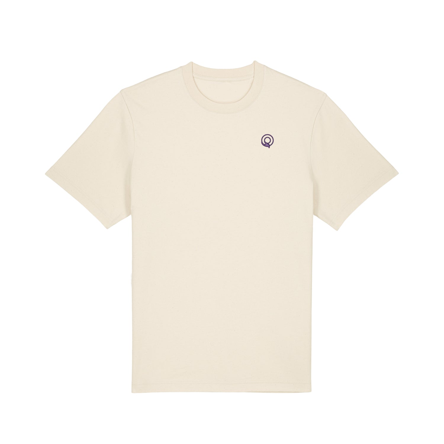 Beige ethical unisex basics – Guardian t-shirt crafted from GOTS-certified organic cotton, eco-friendly fashion, 19 colors