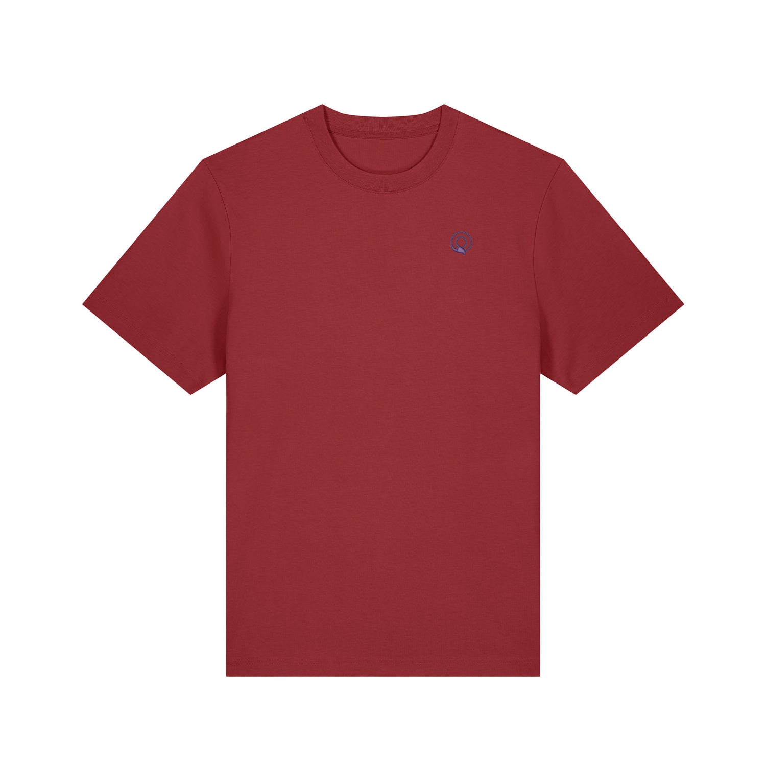 Red NEW WORLD GUARDIANS Guardian t-shirt in 100% organic cotton, sustainable unisex staple in 19 colors