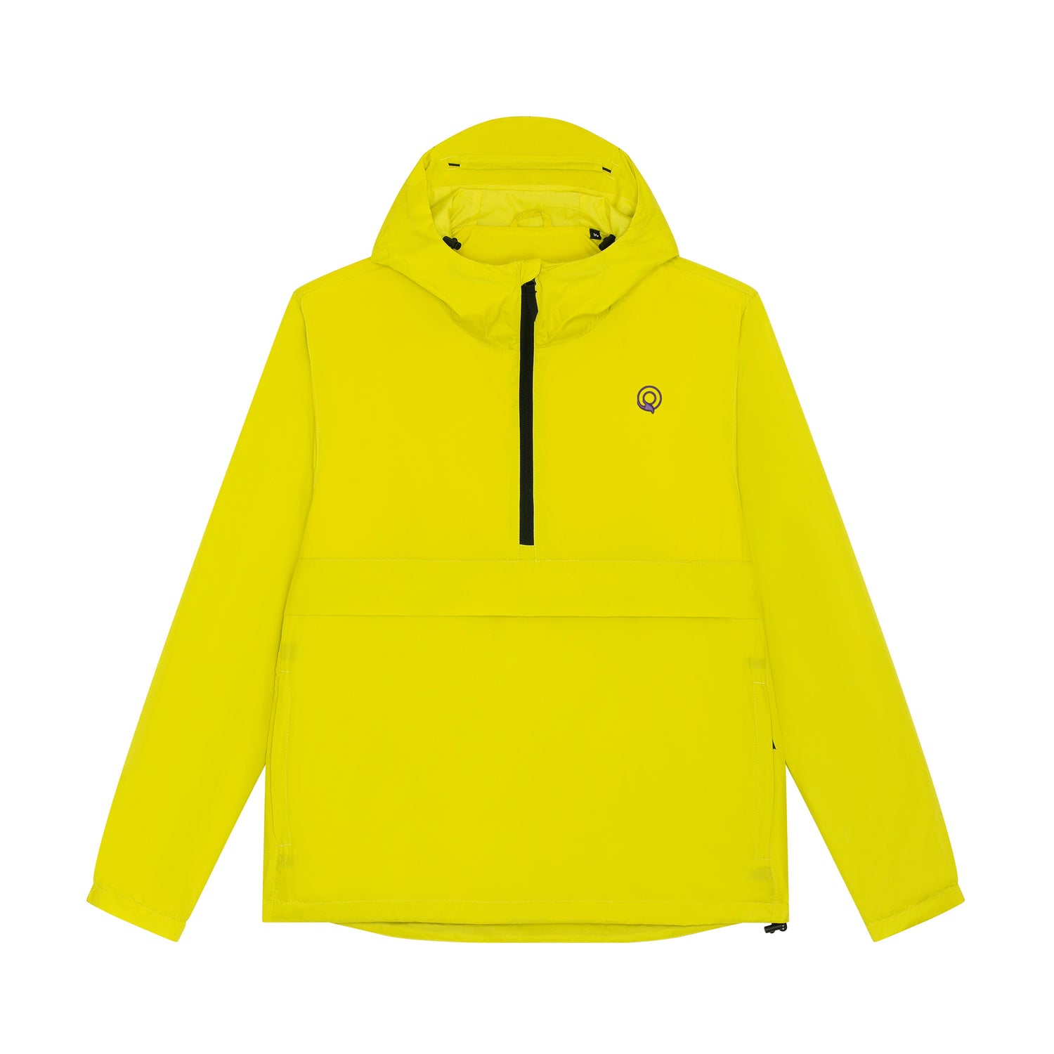 Yellow sustainable outdoor anorak made from 100% recycled polyester, NEW WORLD GUARDIANS conscious line, 8 color options
