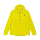 Yellow sustainable outdoor anorak made from 100% recycled polyester, NEW WORLD GUARDIANS conscious line, 8 color options