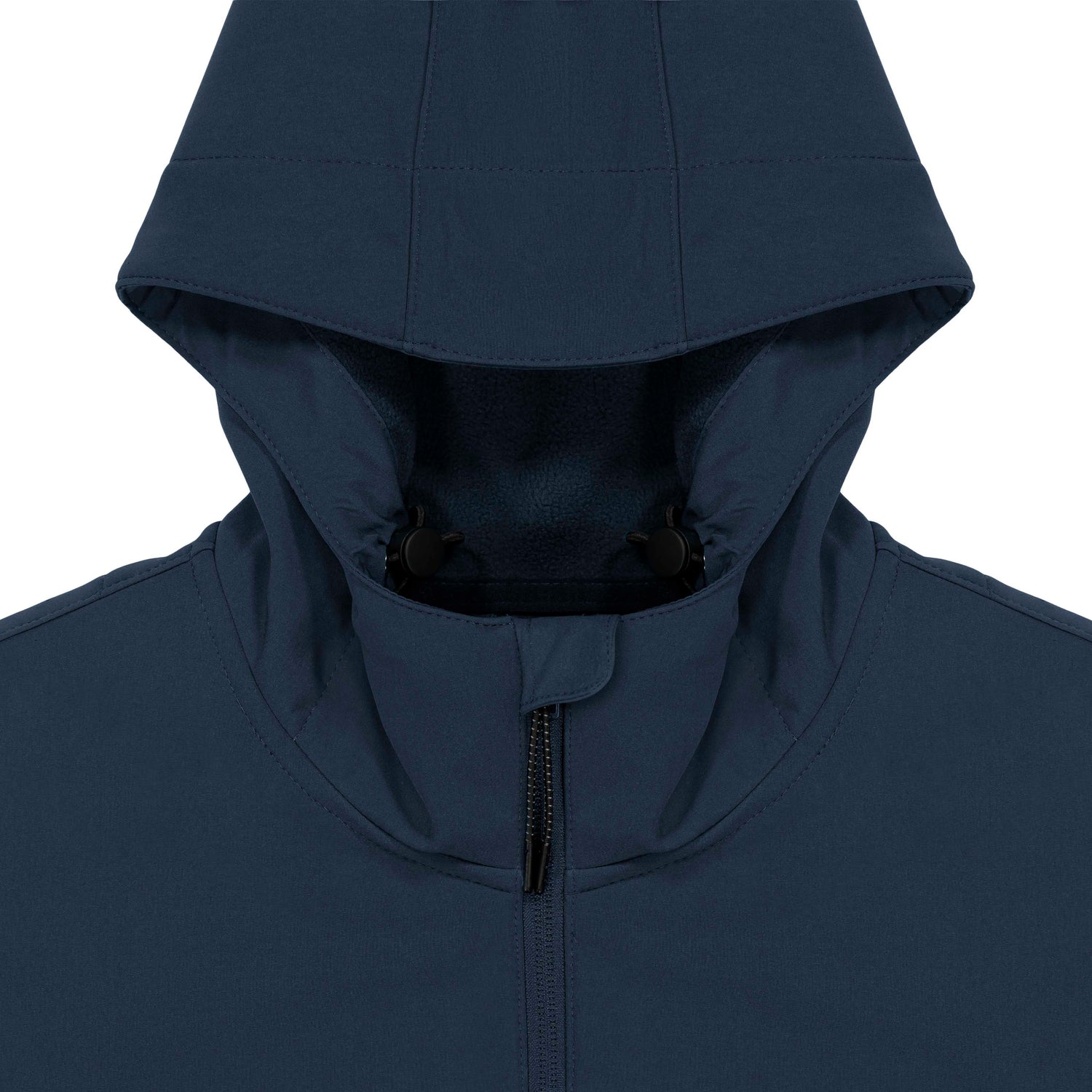 Detailaufnahme der NEW WORLD GUARDIANS Adventurer Herren Softshelljacke aus recyceltem Polyester, nachhaltige Outdoorjacke in 4 Farben