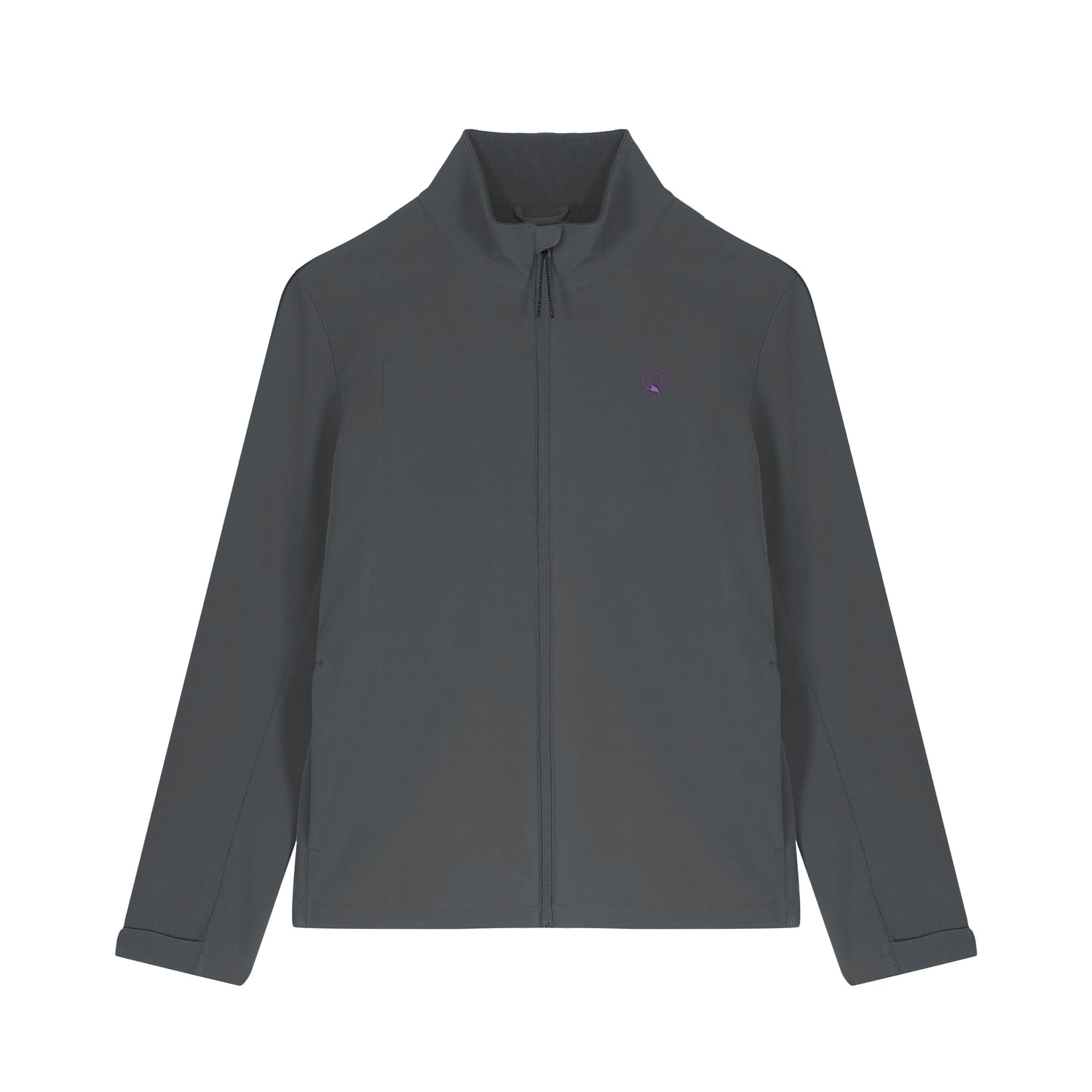 Grey NEW WORLD GUARDIANS Explorer men’s jacket, sustainable softshell with modern silhouette and comfort fit, 4 colors available