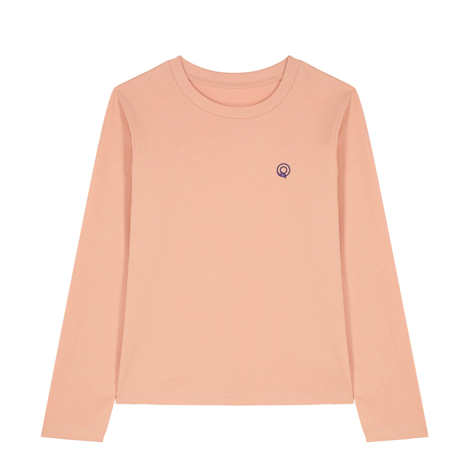 NEW WORLD GUARDIANS women’s long-sleeve t-shirt in 100% organic cotton, sustainable fashion essential in 10 colors