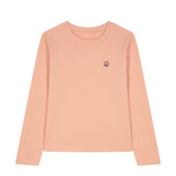 NEW WORLD GUARDIANS women’s long-sleeve t-shirt in 100% organic cotton, sustainable fashion essential in 10 colors