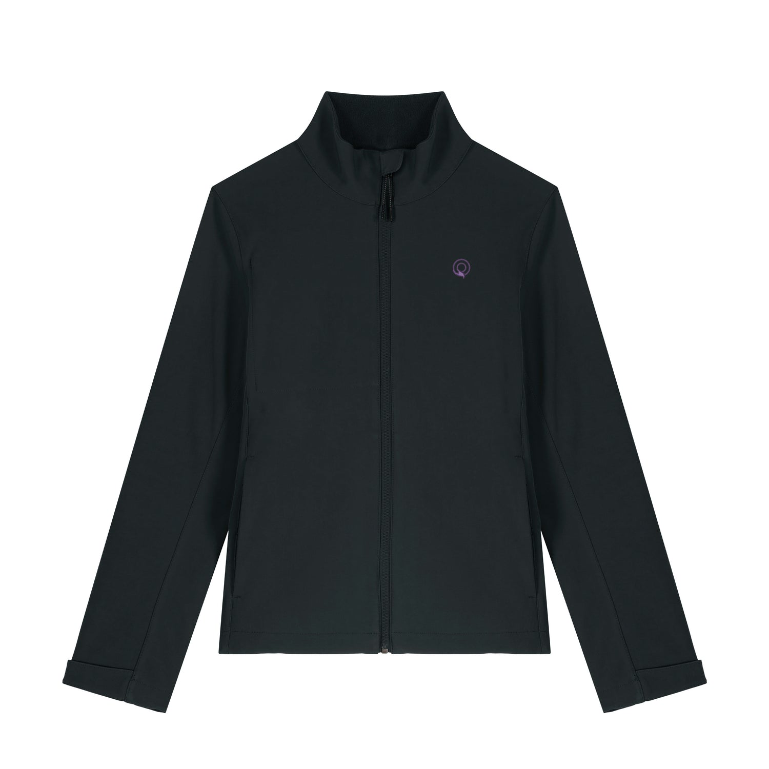 Black women’s eco-friendly Explorer softshell jacket with weather protection and stylish tailored fit, 4 colors