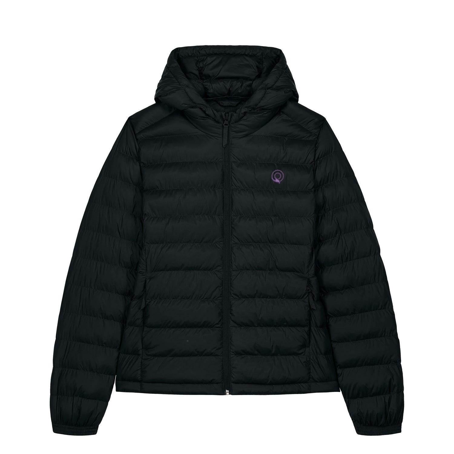 EARTH Steppjacke für Damen in Schwarz – Minimalistische vegane Damenjacke