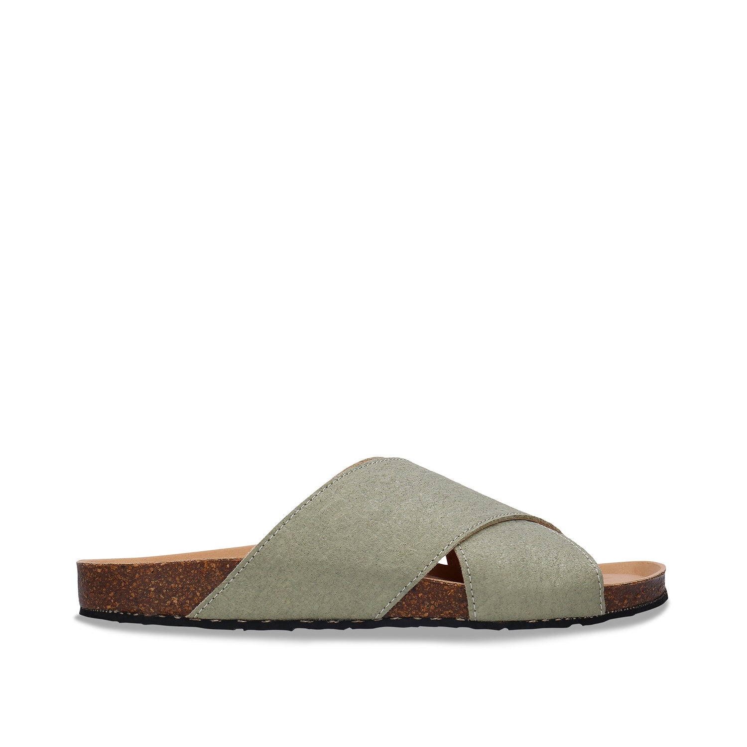 Sandalias veganas unisex destalonadas criss-cross planas ergonómicas