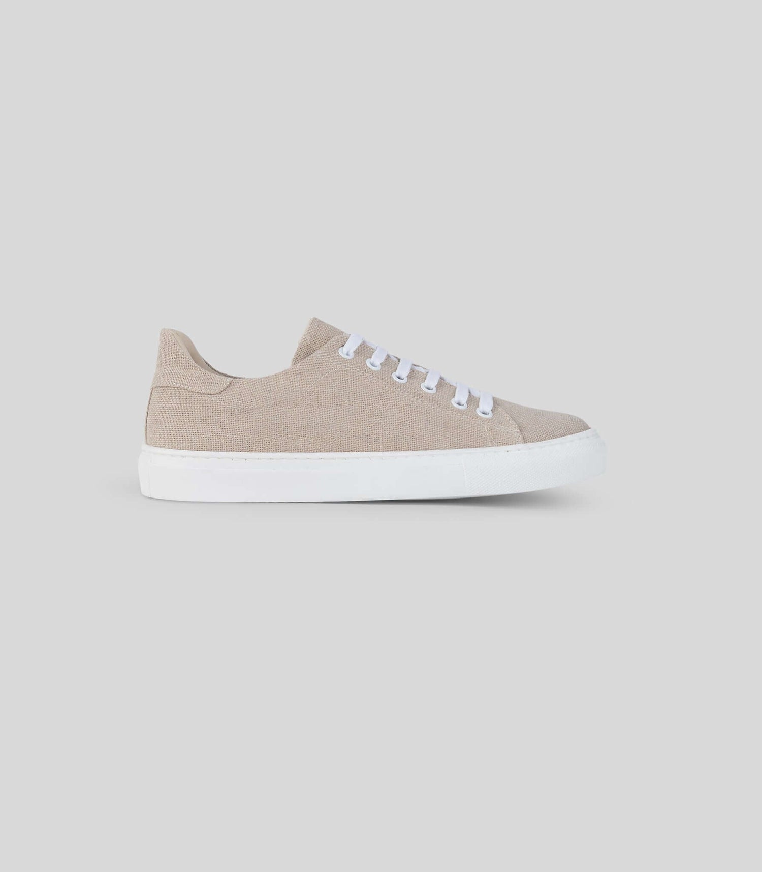hemp sneakers beige