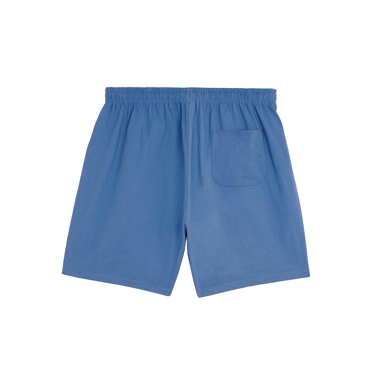 Back View NEW WORLD GUARDIANS ECO shorts in 100% organic cotton, lightweight sustainable unisex shorts in 5 colors