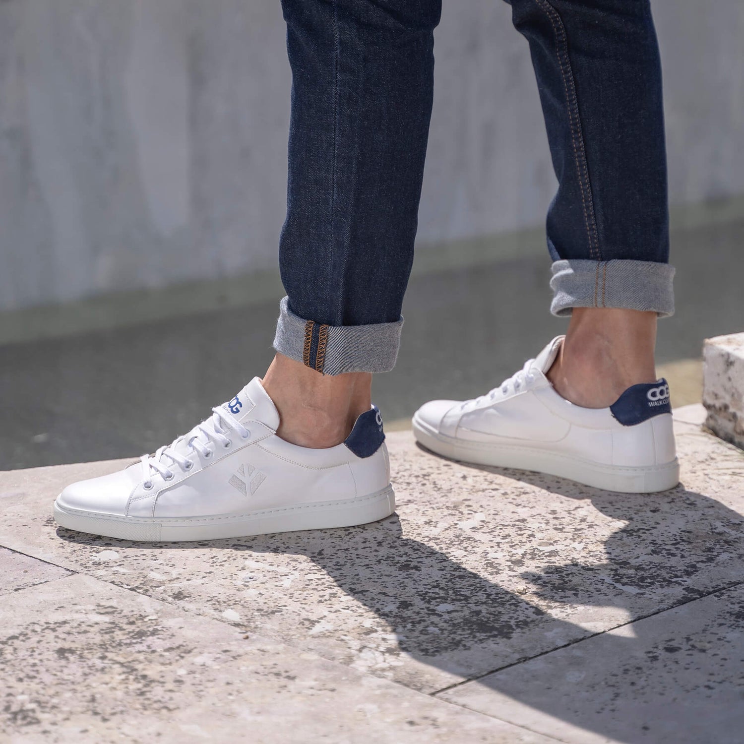 Winton Sneaker - White Blue V2