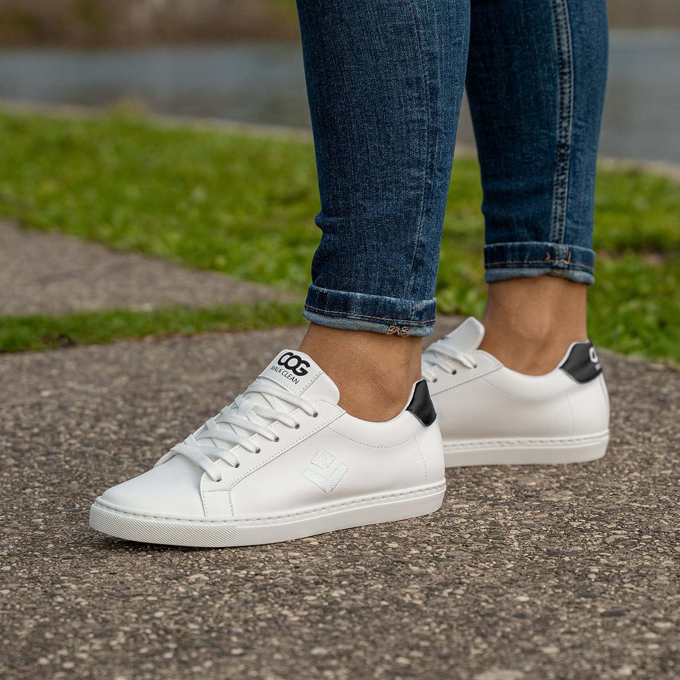 Winton Sneaker - WeiĂź Schwarz Silber