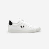 Sneakers baskets basses végan et écologique blanc noir - Winton Cog