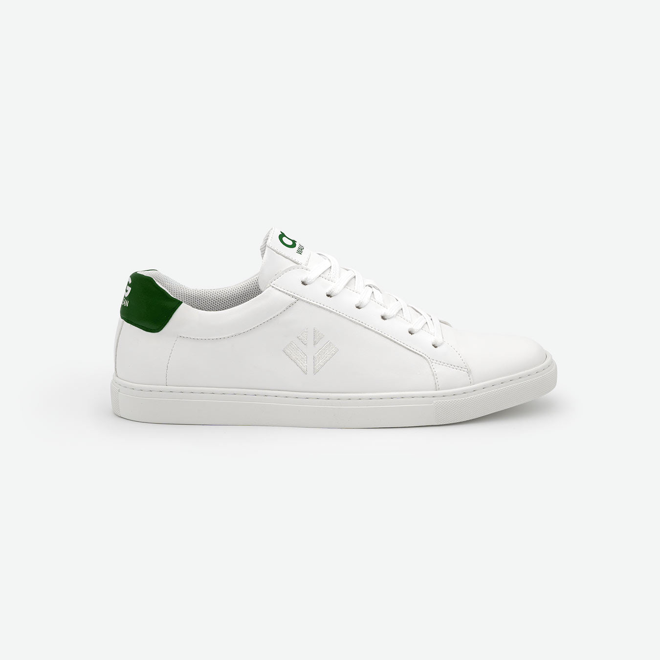 Winton Sneaker - WeiĂź GrĂĽn Silber