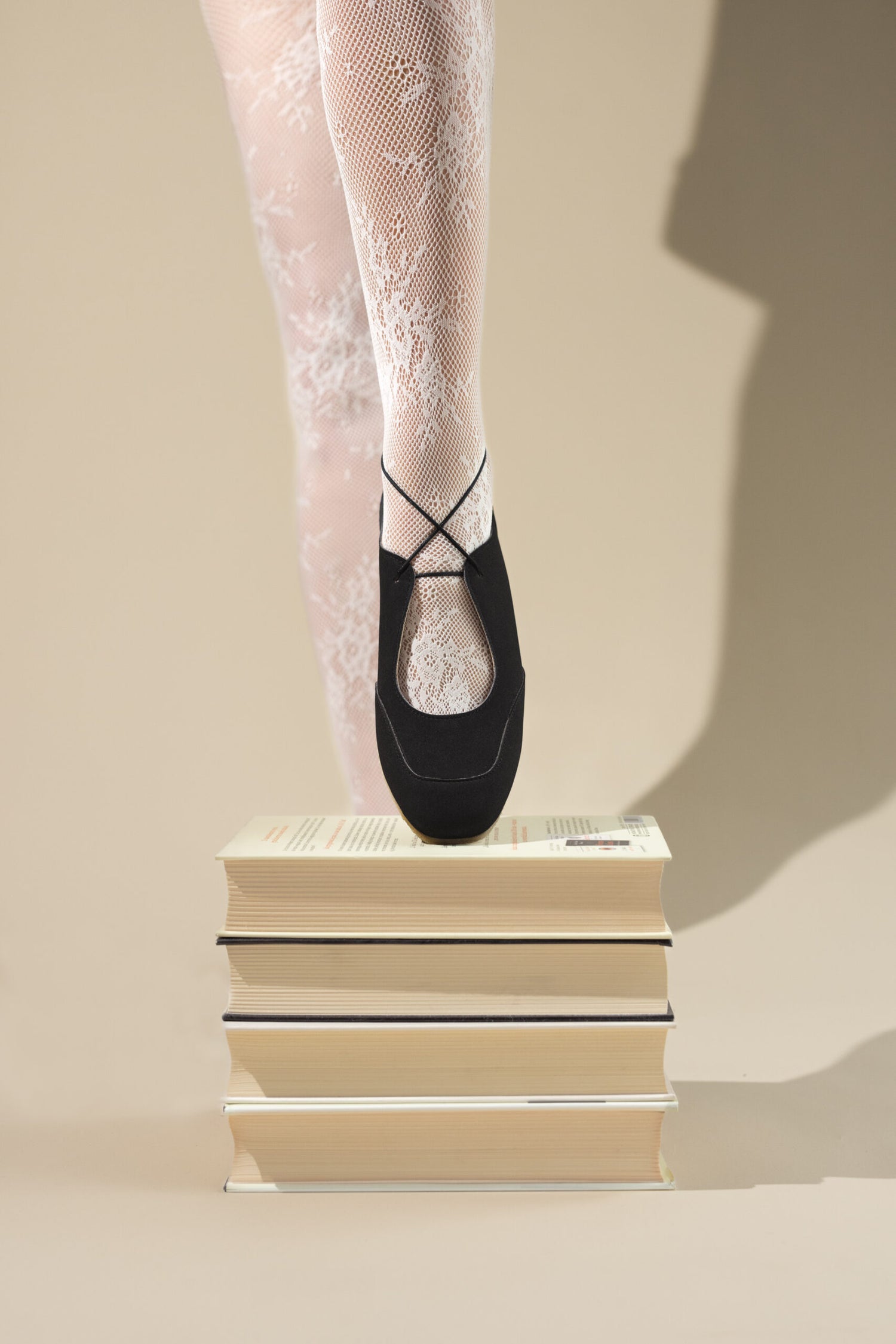 LOUISE Schwarze Vegane Ballerinas