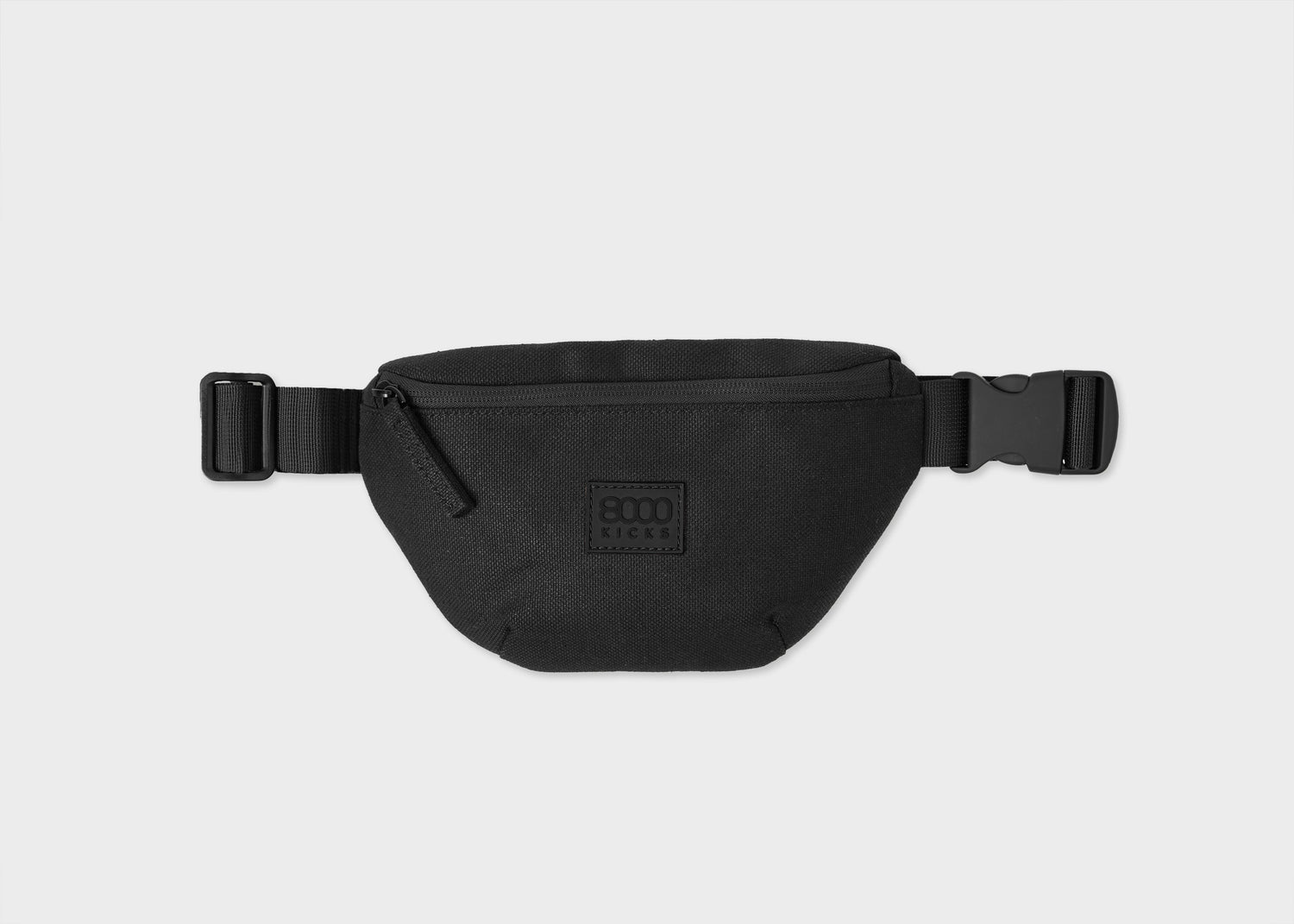 Nachhaltige Bauchtasche / Crossbody Tasche aus Hanf in Beige & Schwarz