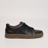 JACOB Schwarze Vegane Sneakers aus Apfelleder