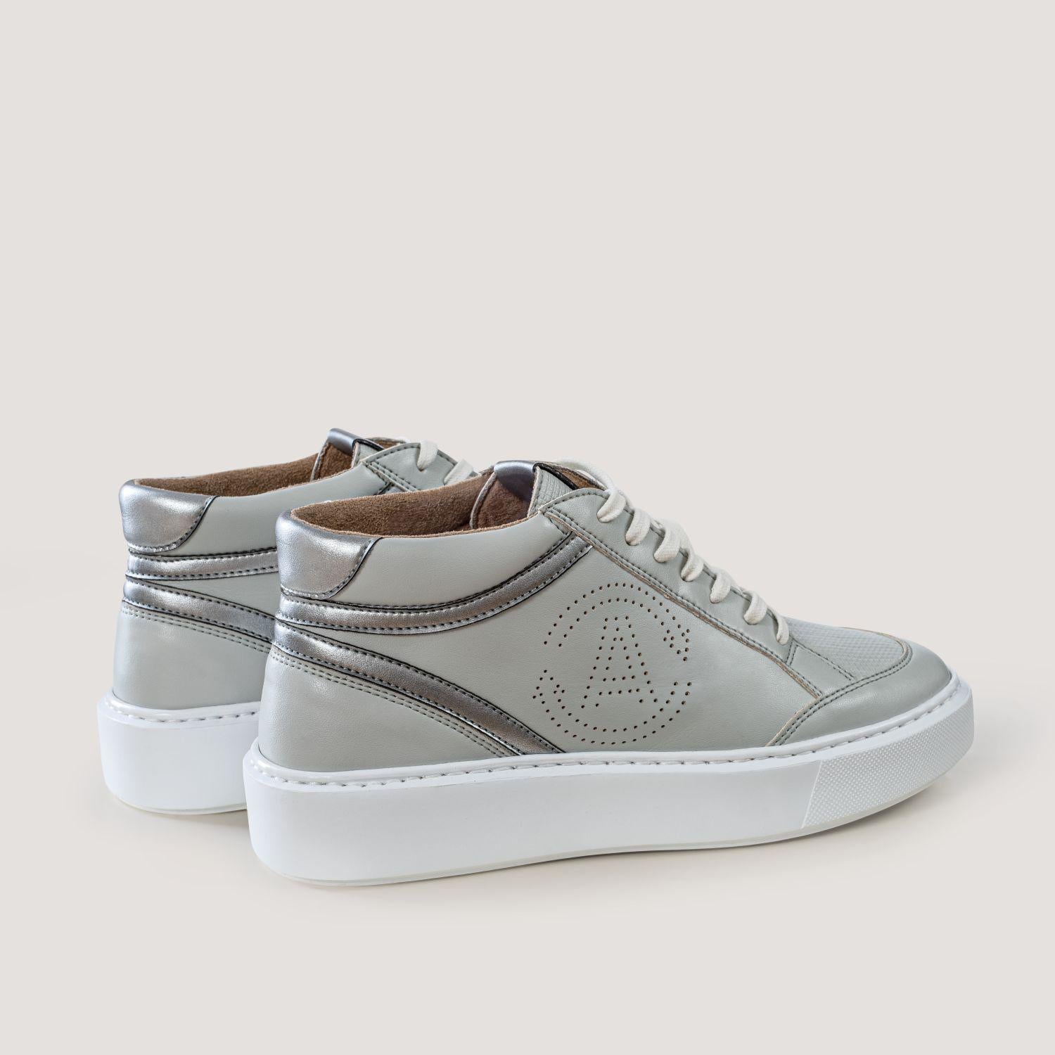 BLANKA Vegan Apple Leather Sneaker in Grey