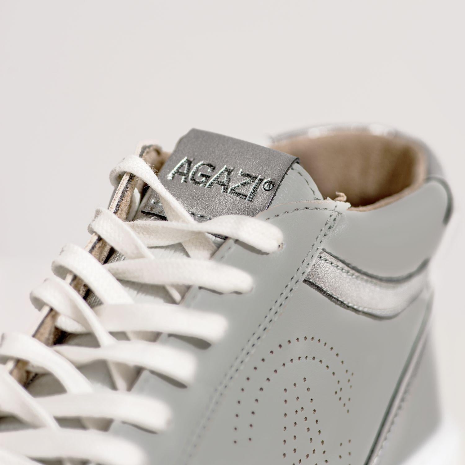 BLANKA Vegan Apple Leather Sneaker in Grey