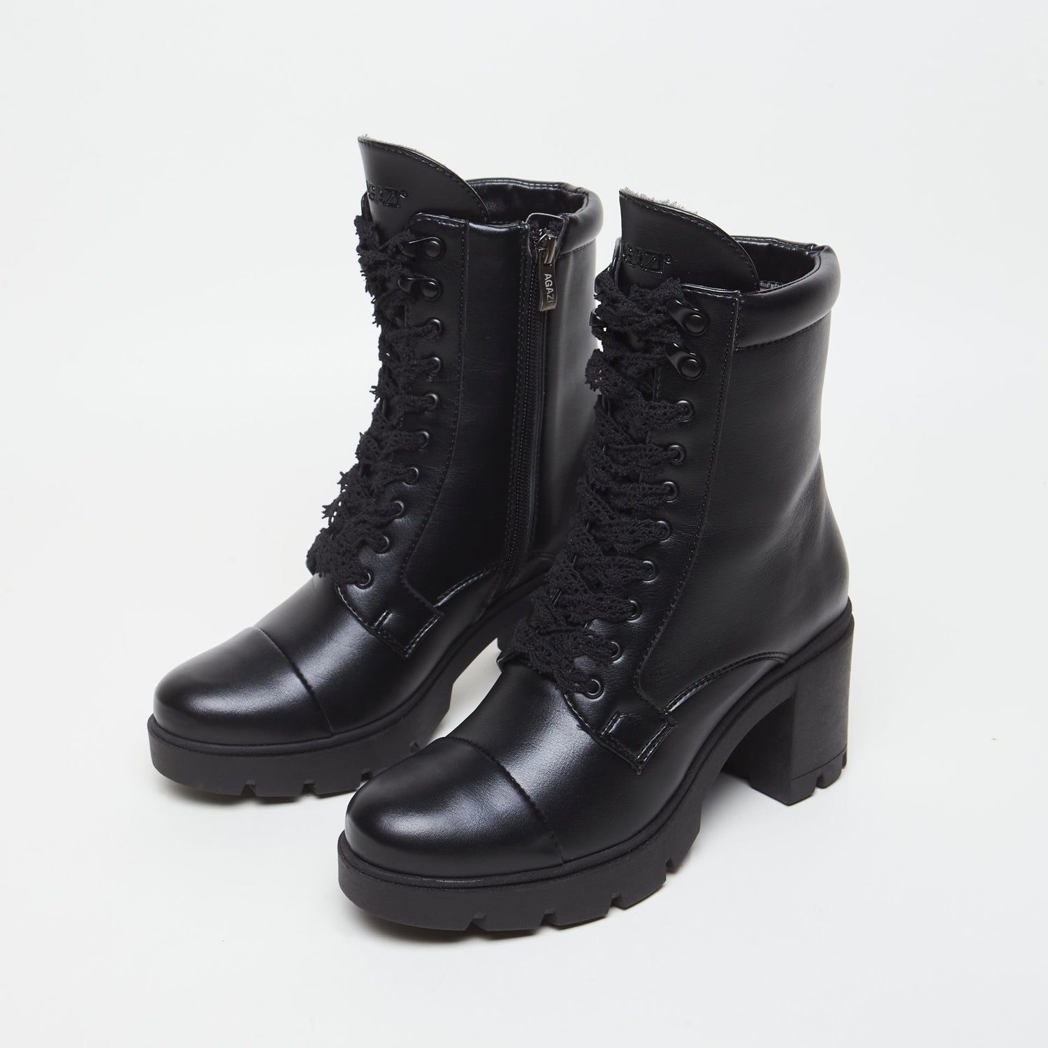 AGA - plant-based boots - schwarz