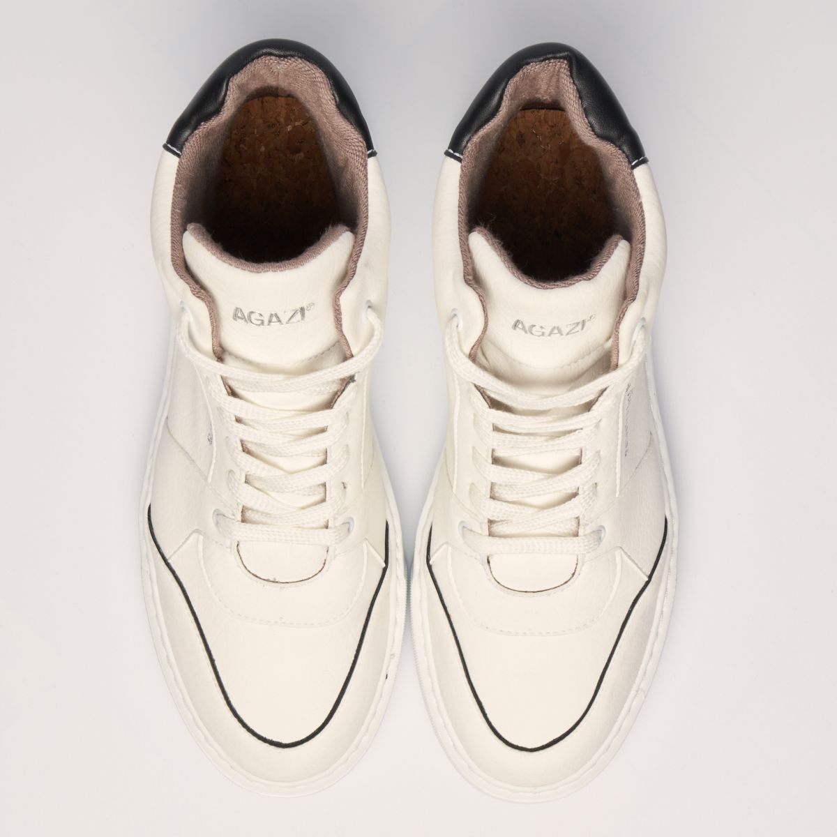 EMI plant-based sneakers – black & white