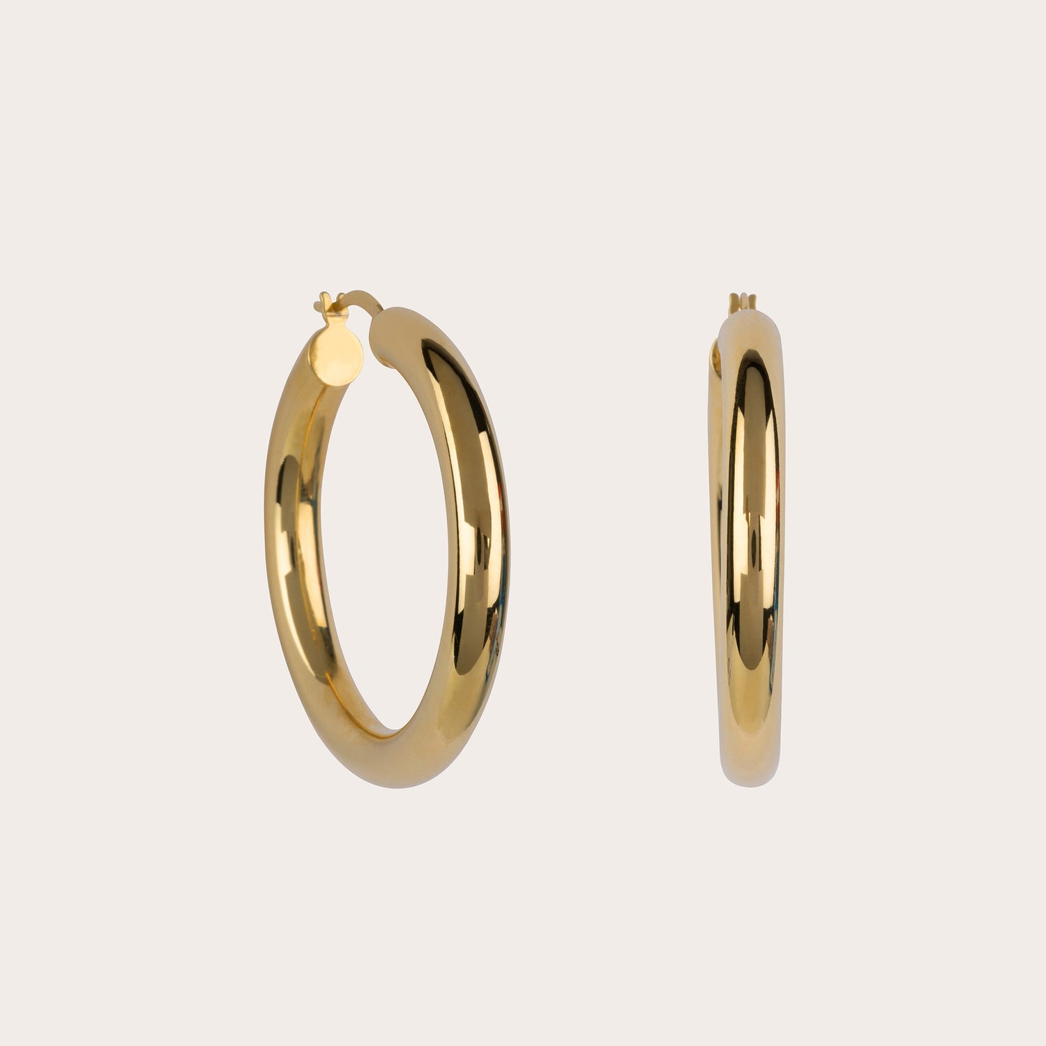 Luna bold hoops 4cm