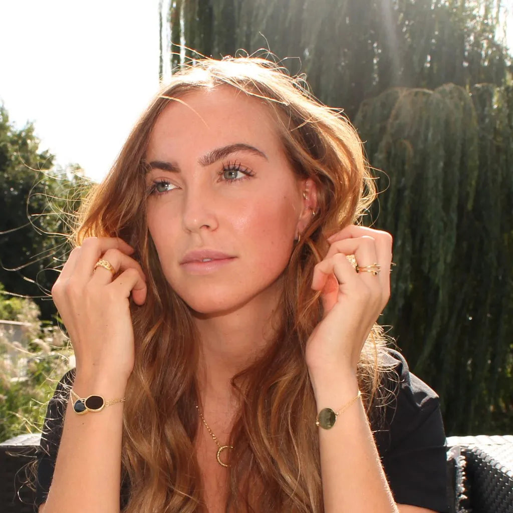 Sophia Obsidian bracelet
