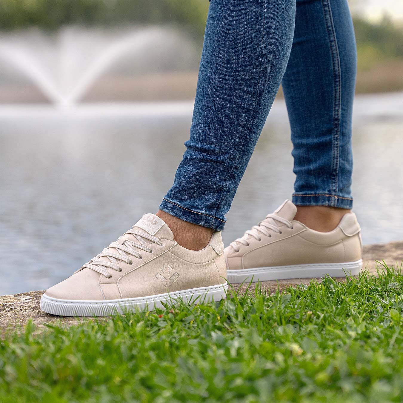 Winton Sneaker - Beige Weiß