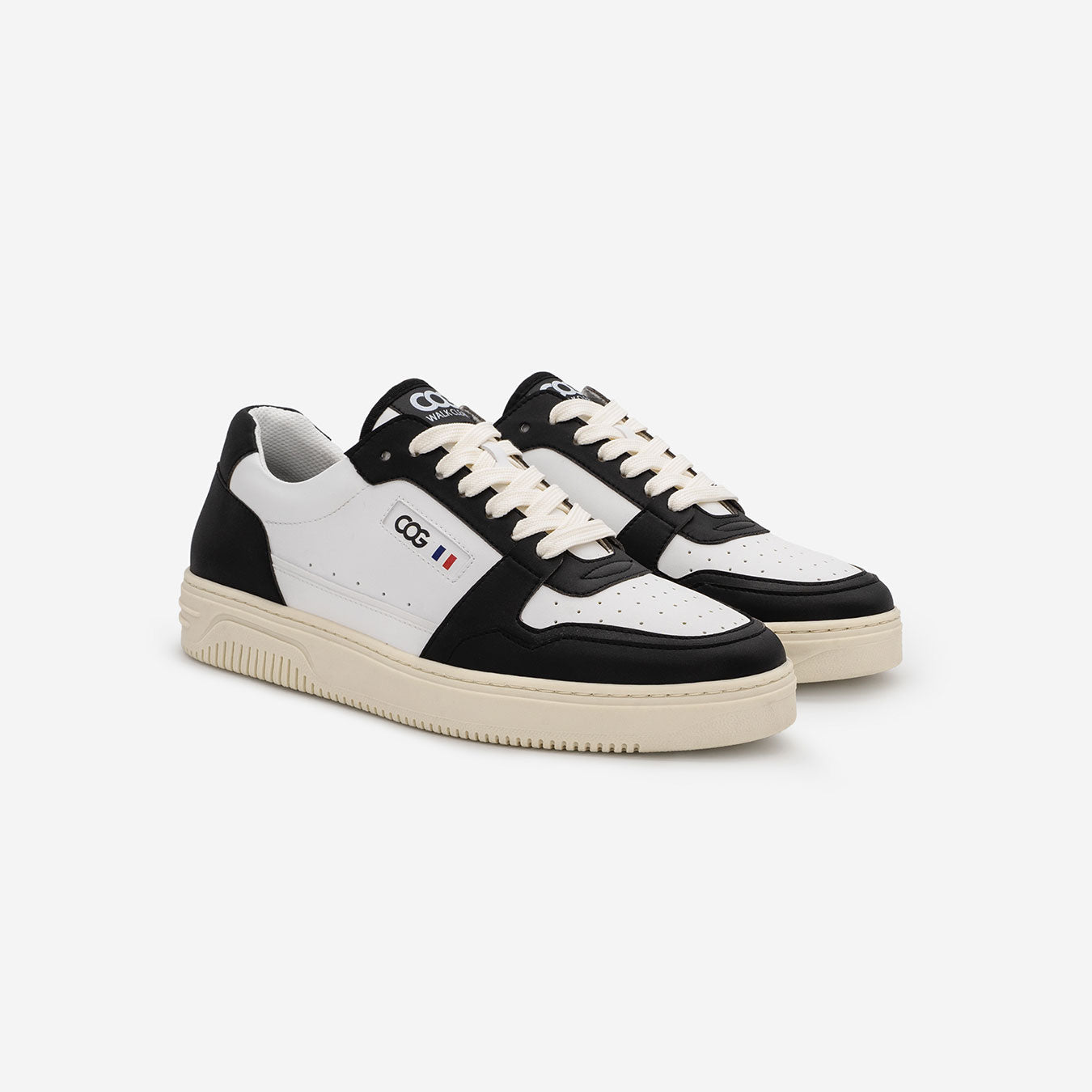 Able – Black & White Vegan Corn Sneaker