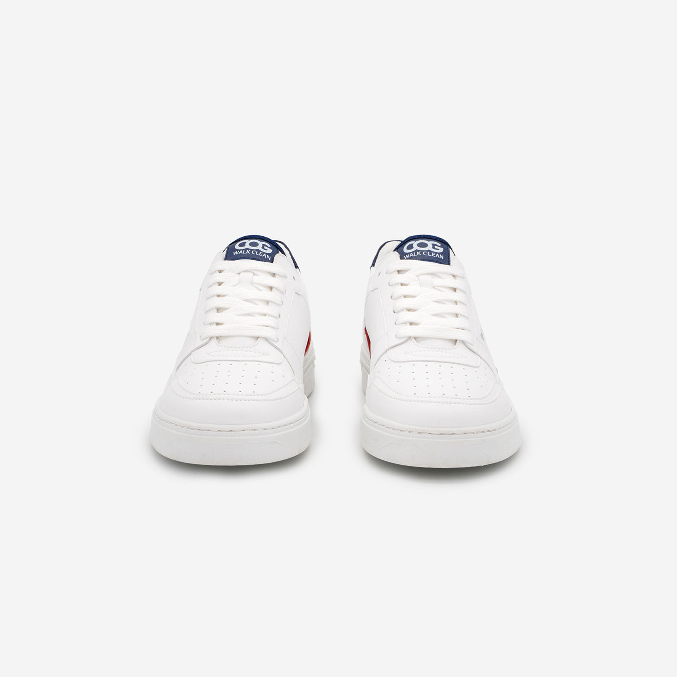 Able - White & Blue Vegan Corn Sneaker