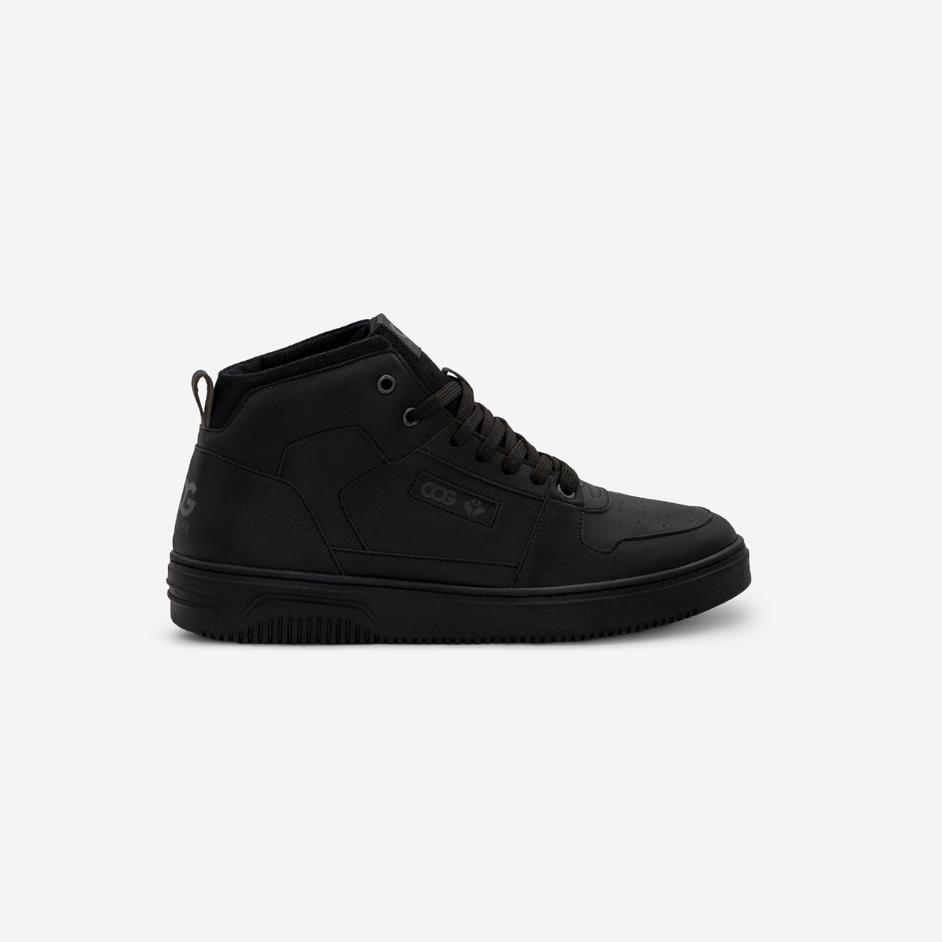 Baker - Schwarz | High-Top Sneaker aus Mais
