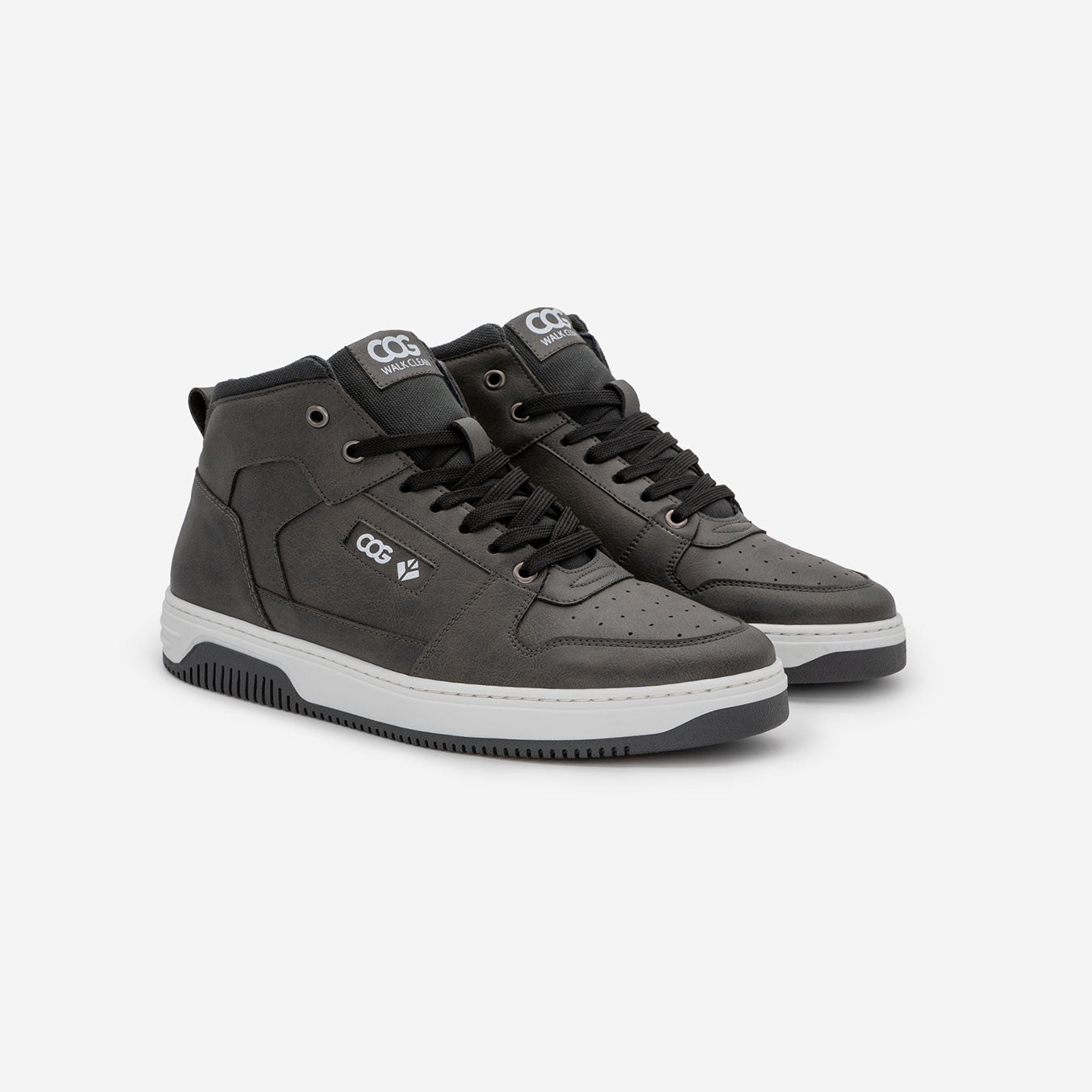 Baker - Gray Vegan High-Top Sneaker