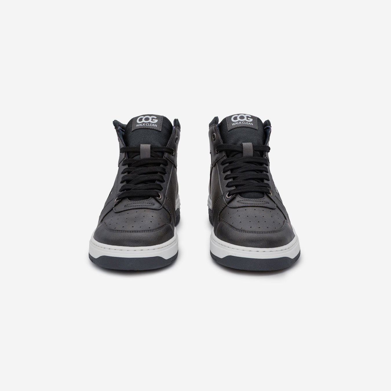 Baker - Gray Vegan High-Top Sneaker