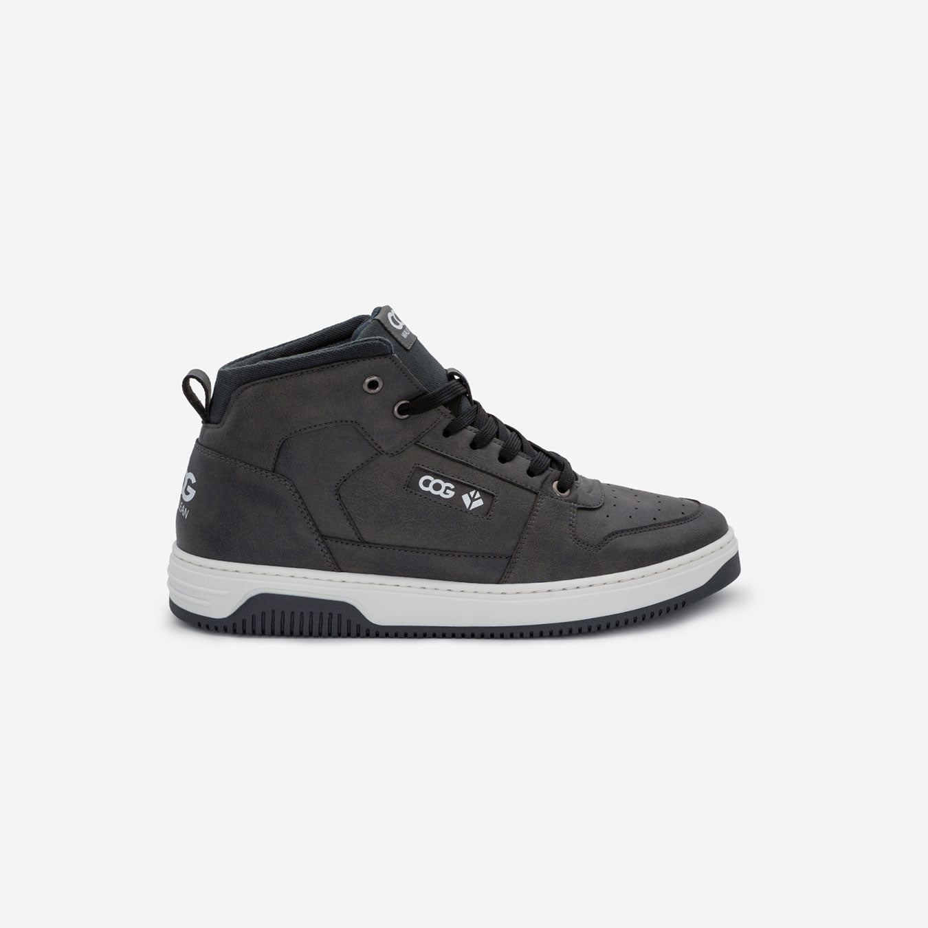 Baker – Grau | Veganer High-Top Sneaker 