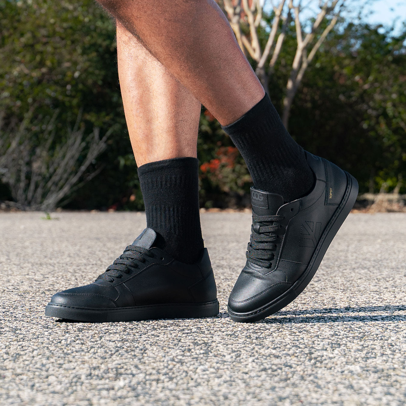 Topsy Sneaker - Schwarz | Traubenleder