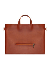 LAPTOPTASCHE aus Maisleder -40% in Cognac braun