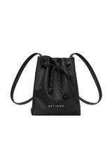 MINI POUCH BAG grape leather black