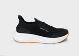 Vegan Hemp Runners for Men in Black & White