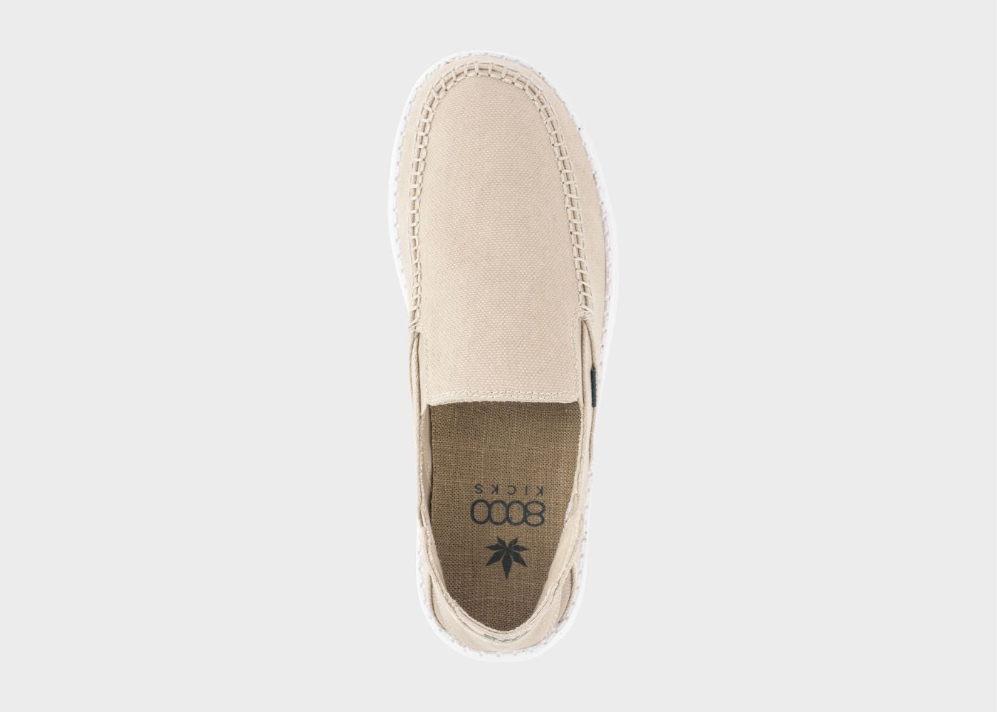 SunSlide Hanf-Slipper für Herren in Beige