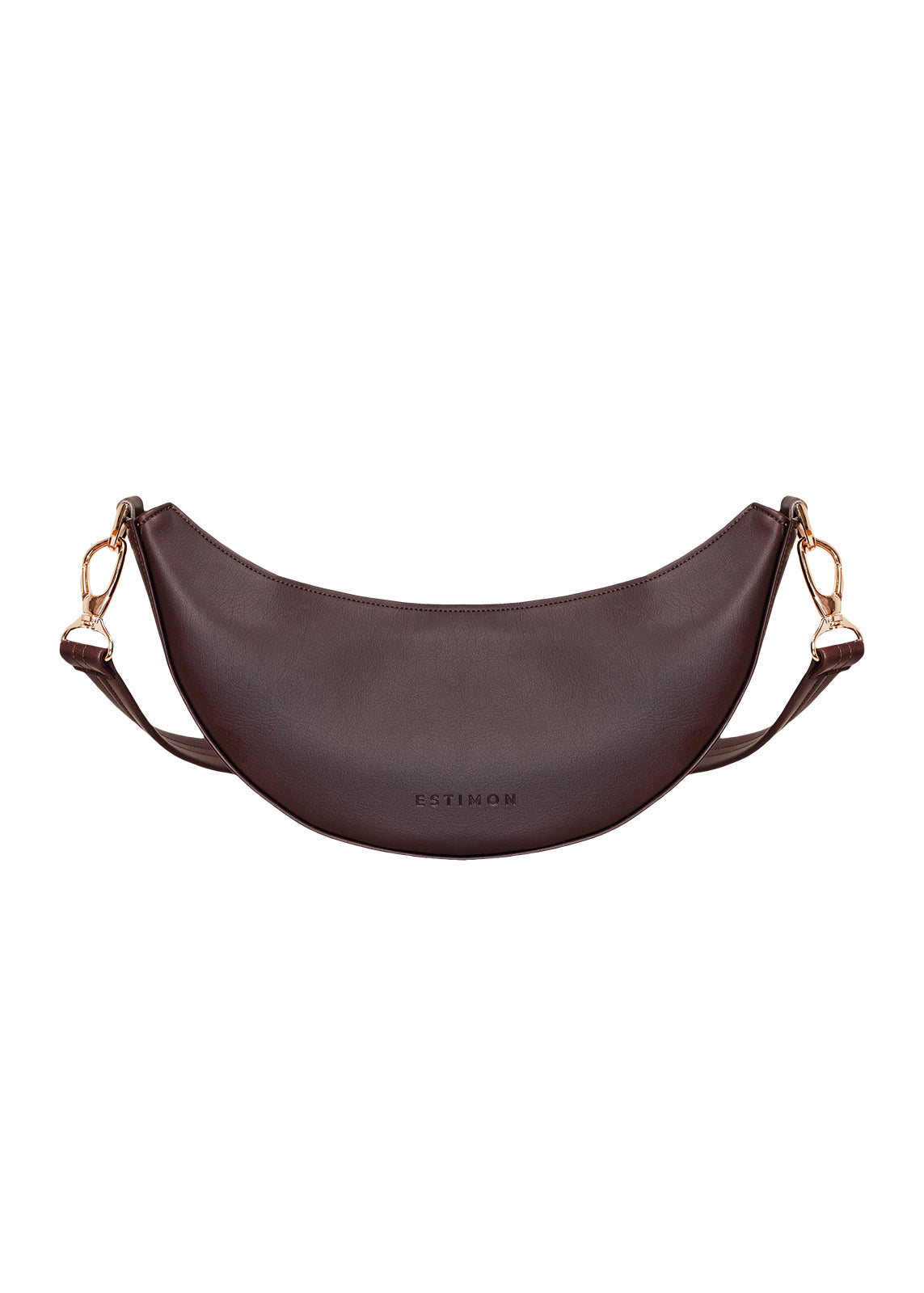 MINI HOBO BAG corn leather chocolate