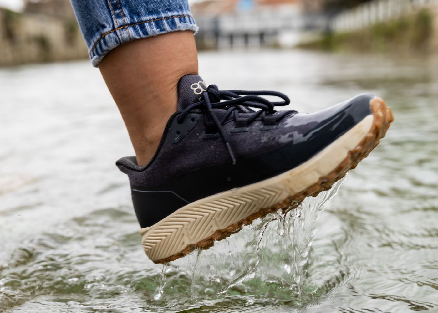 Trekker wasserdichte Hanfschuhe für Männer in Marineblau