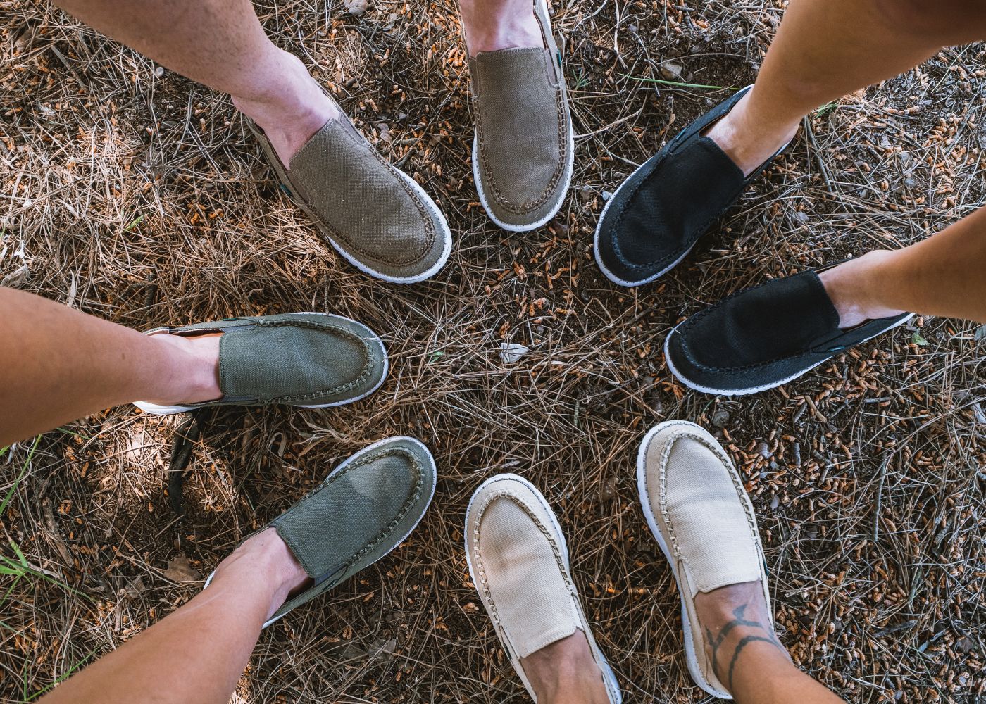 SunSlide Hemp Slip-on for Women in Dark Green