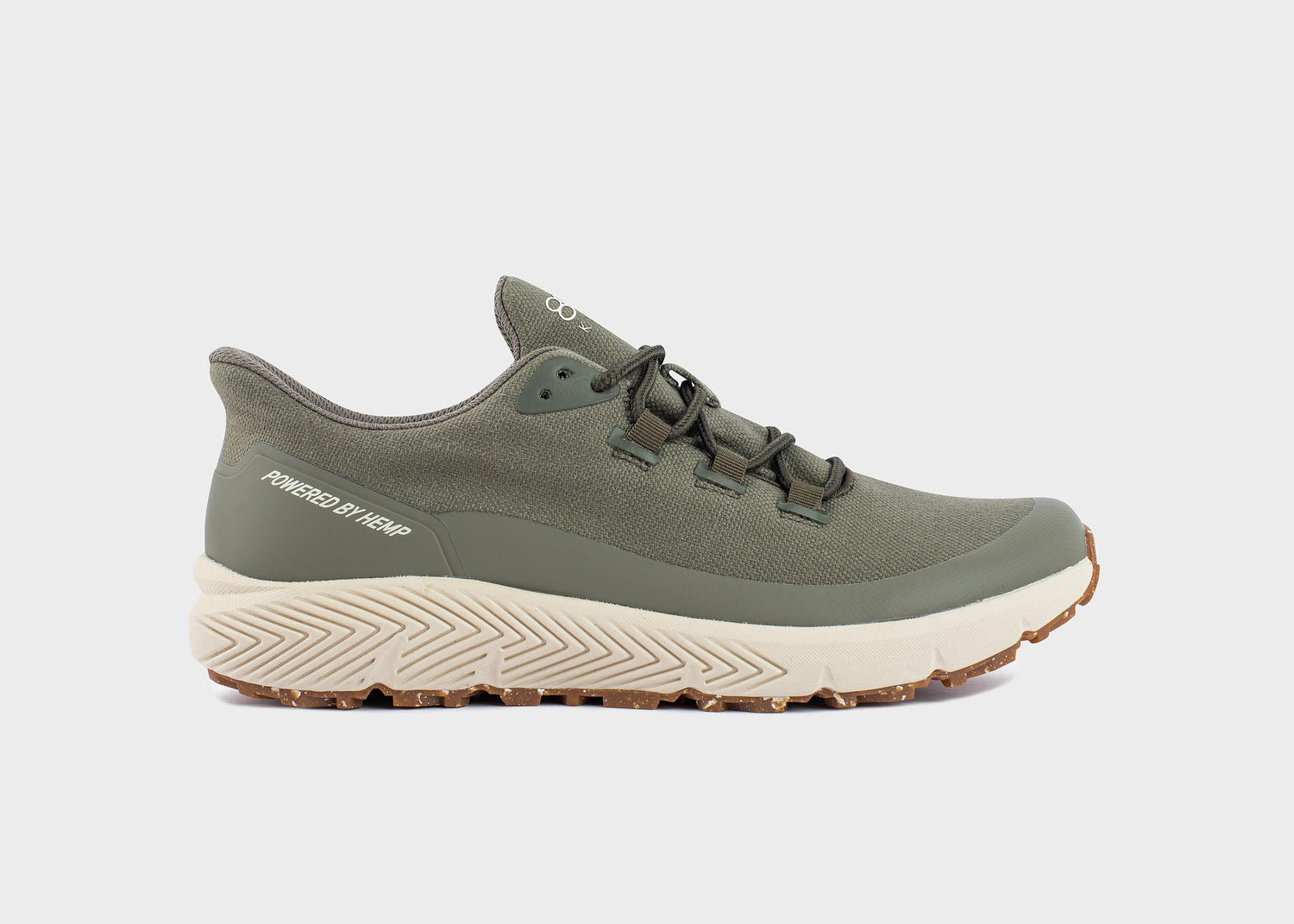 Trekker Waterproof Hemp Shoes for Women in Dark Green