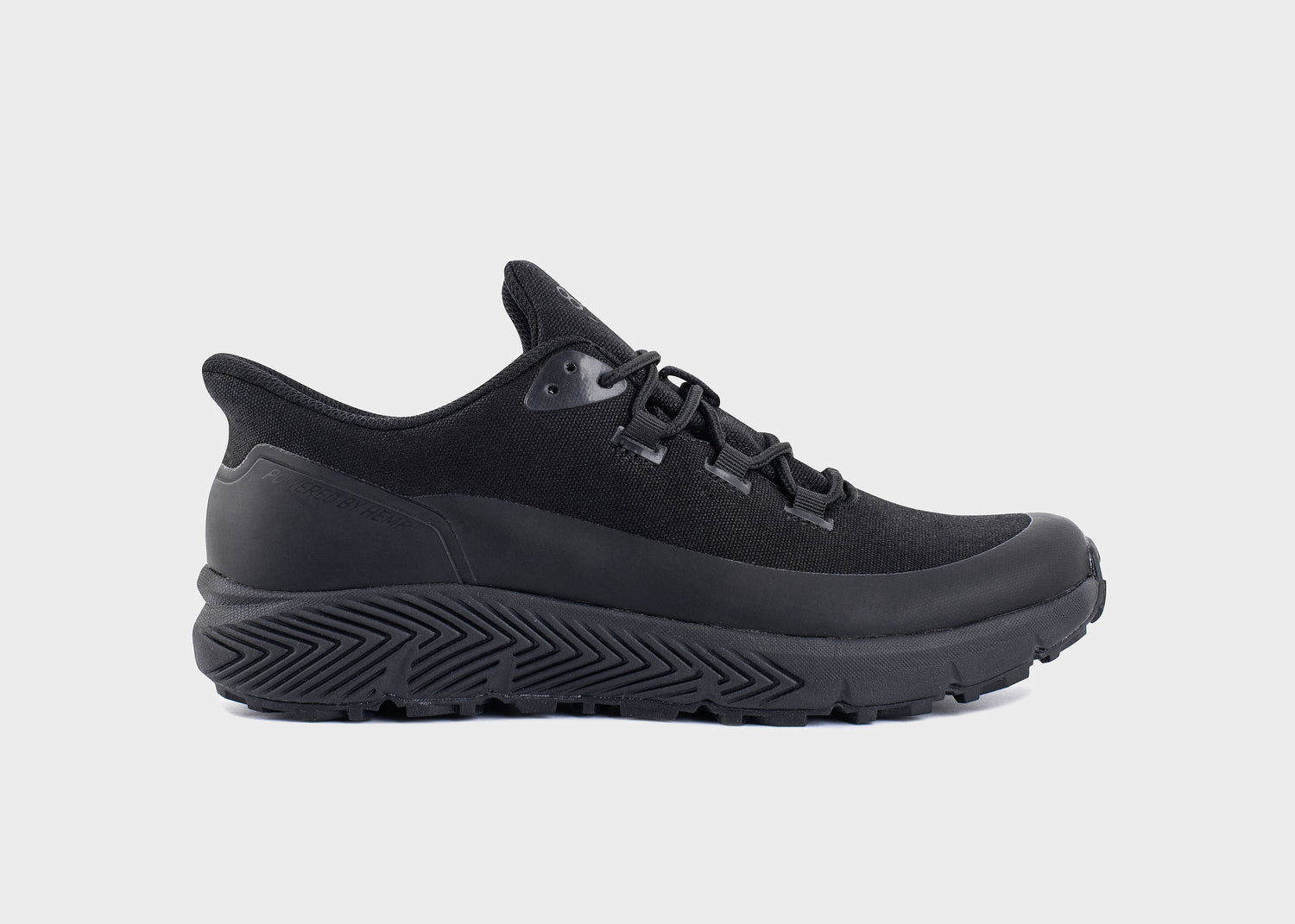 Trekker waterproof hemp shoes for Men in Black