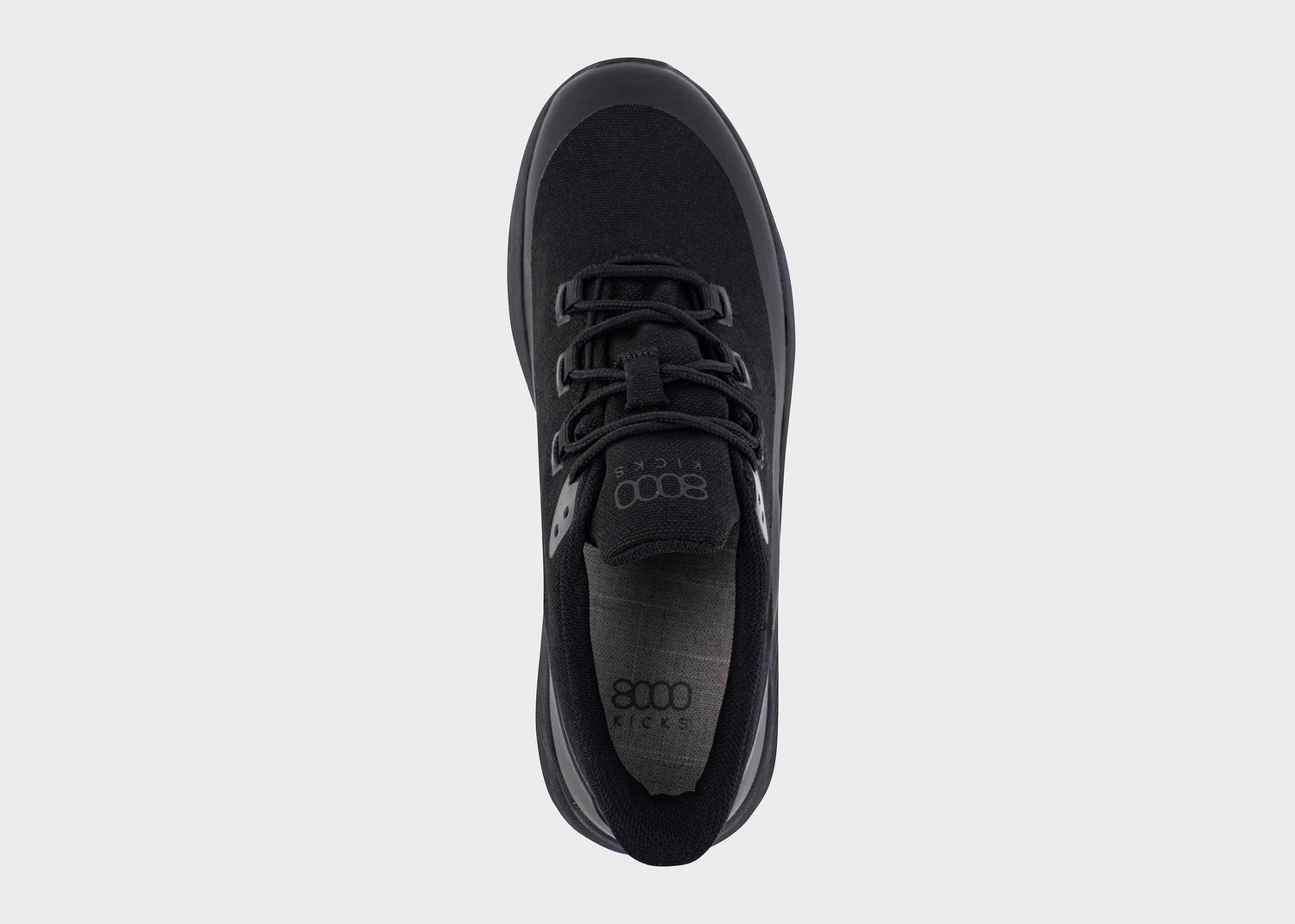Trekker waterproof hemp shoes for Men in Black