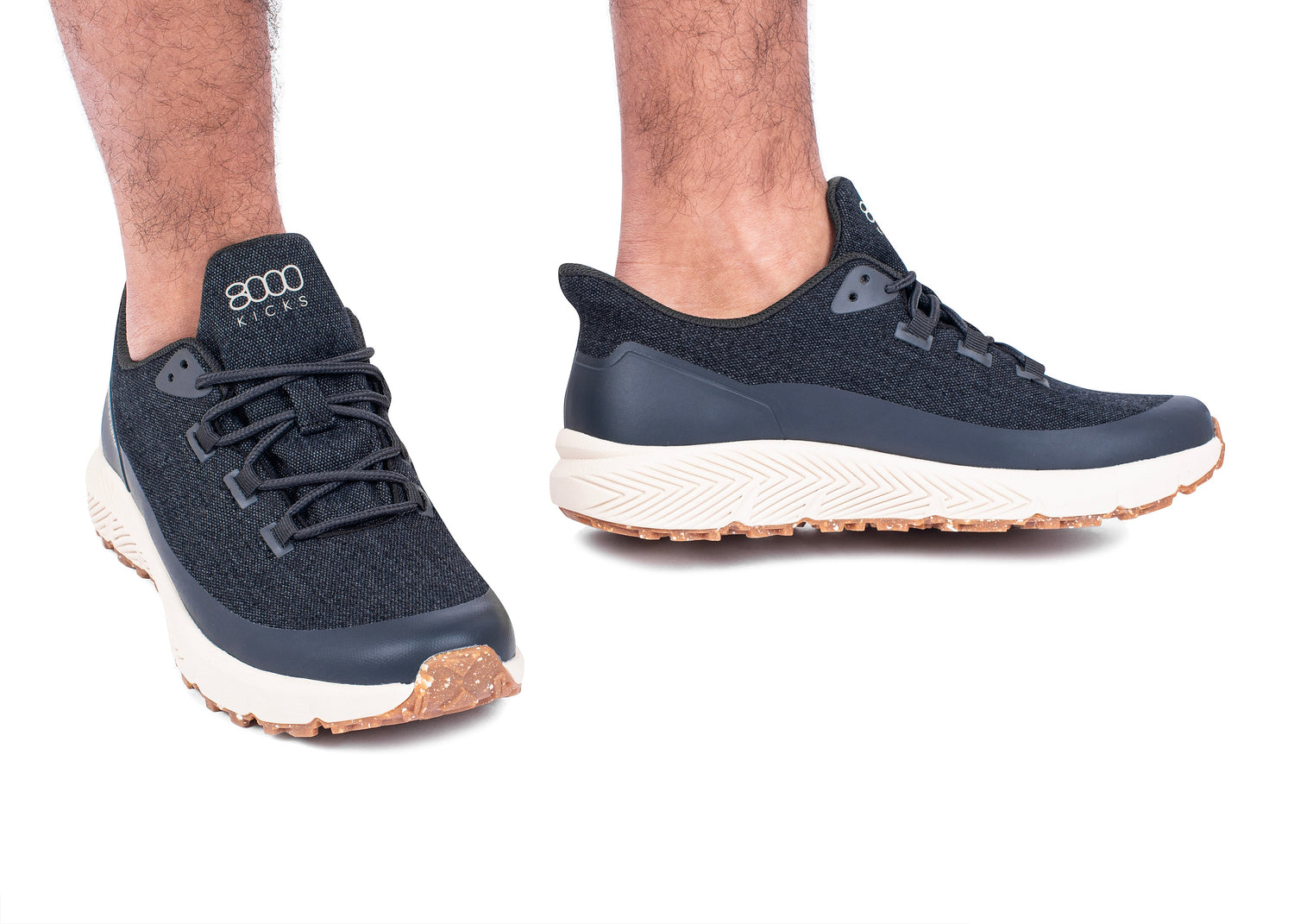 Trekker Sneaker aus Hanf für Damen in Marineblau