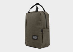 Small Hemp Backpack in Dark Green