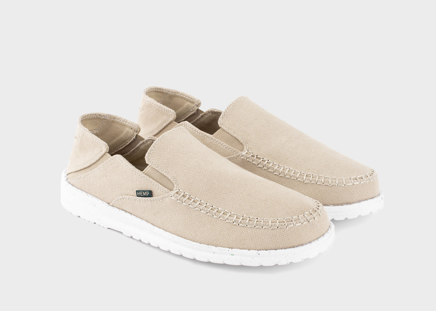 SunSlide Hanf-Slip-on für Damen in Beige